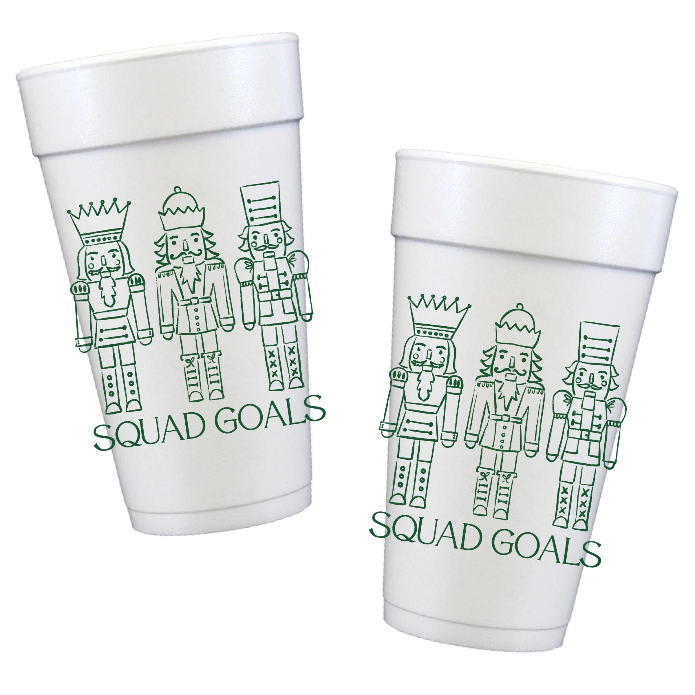 Squad Goals Styrofoam Cups